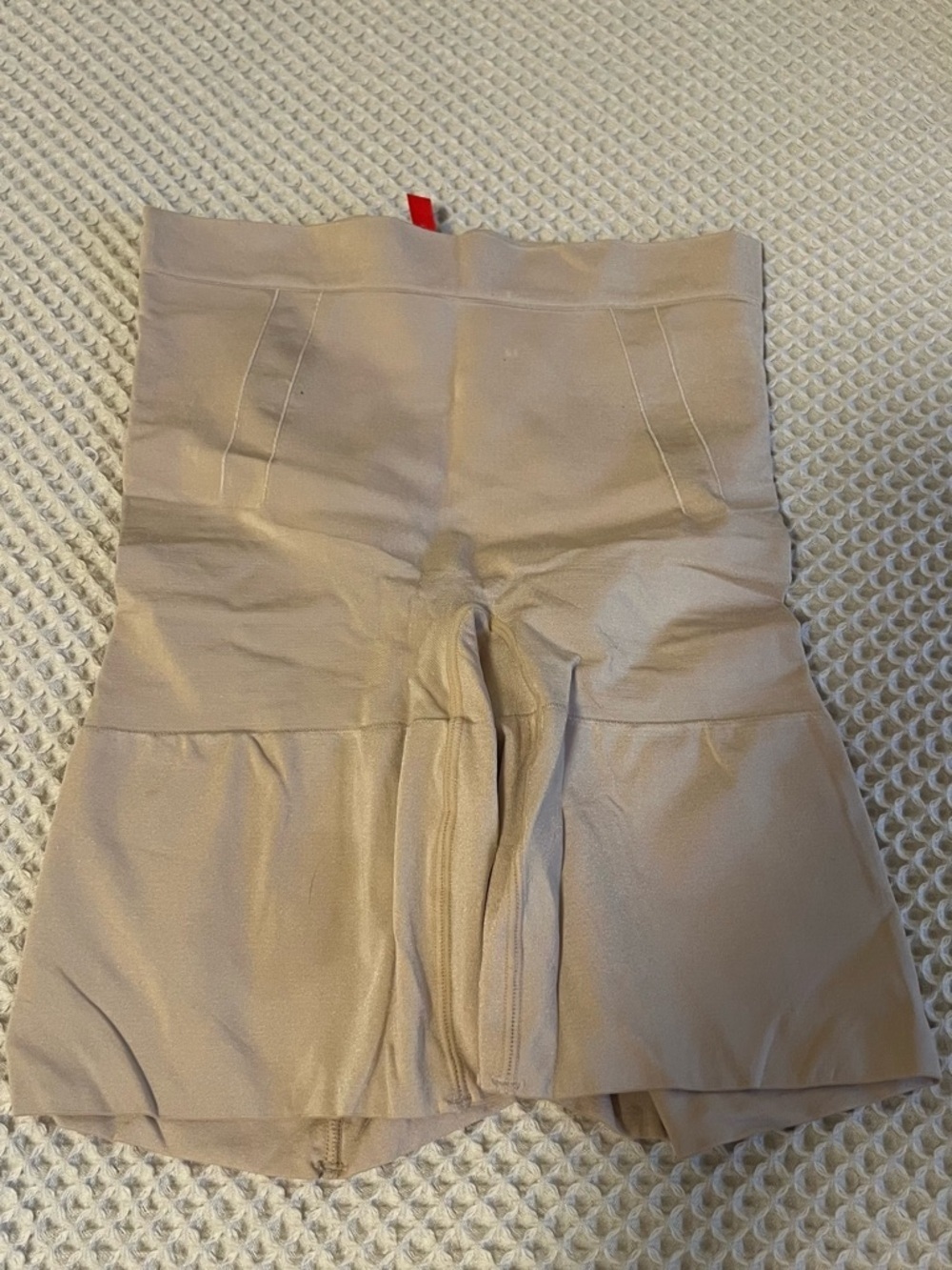 SPANX SMALL High-Waist Nude Shaping Bodysuit Shorts - Picture 10 of 10